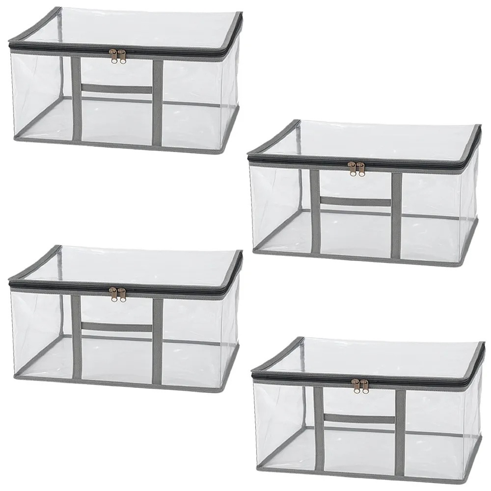 Transparent Clothes Cover Organizer (Pack of 4)