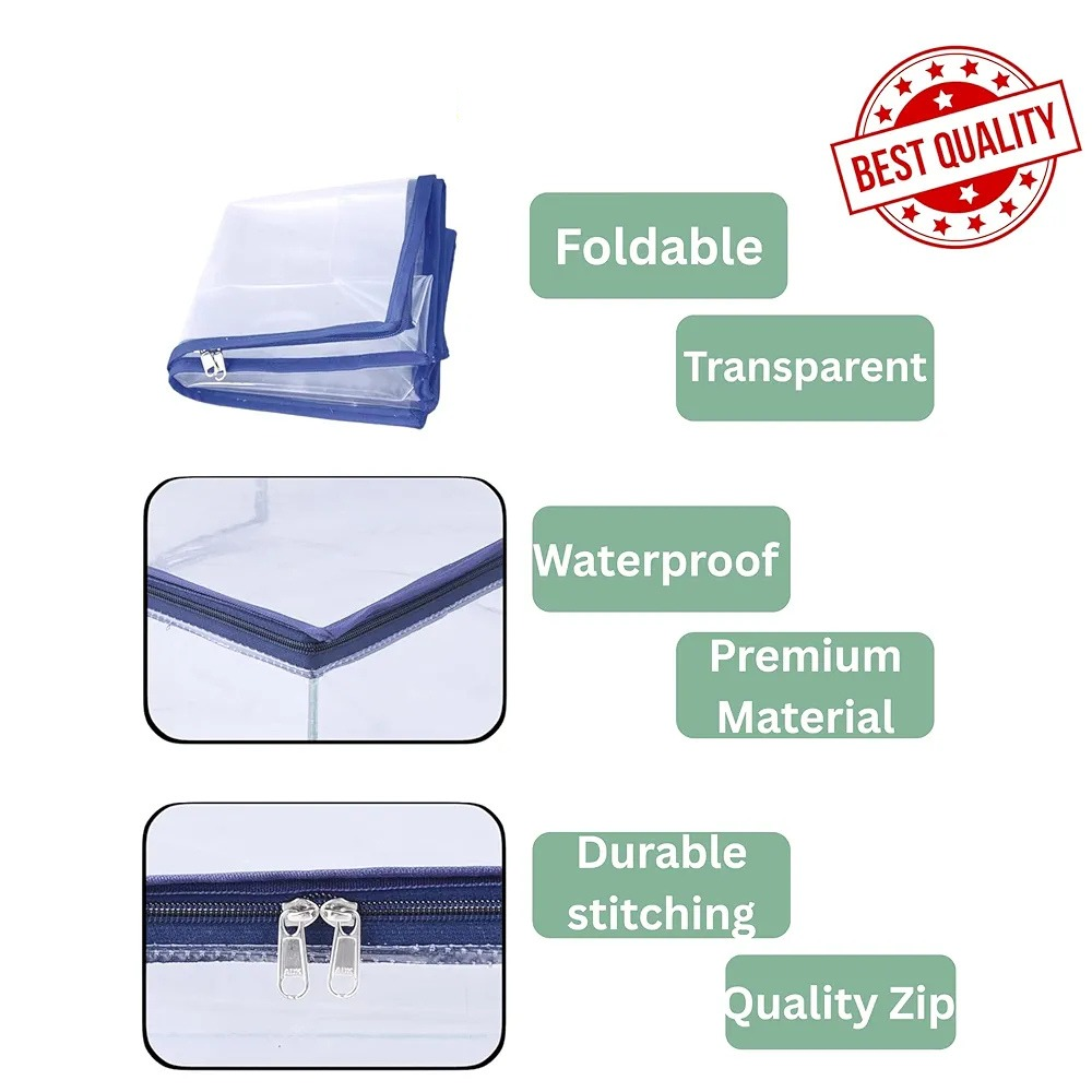 Transparent Clothes Cover Organizer (Pack of 4)