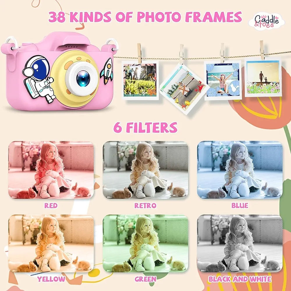 Astronaut pink Kids Digital Camera