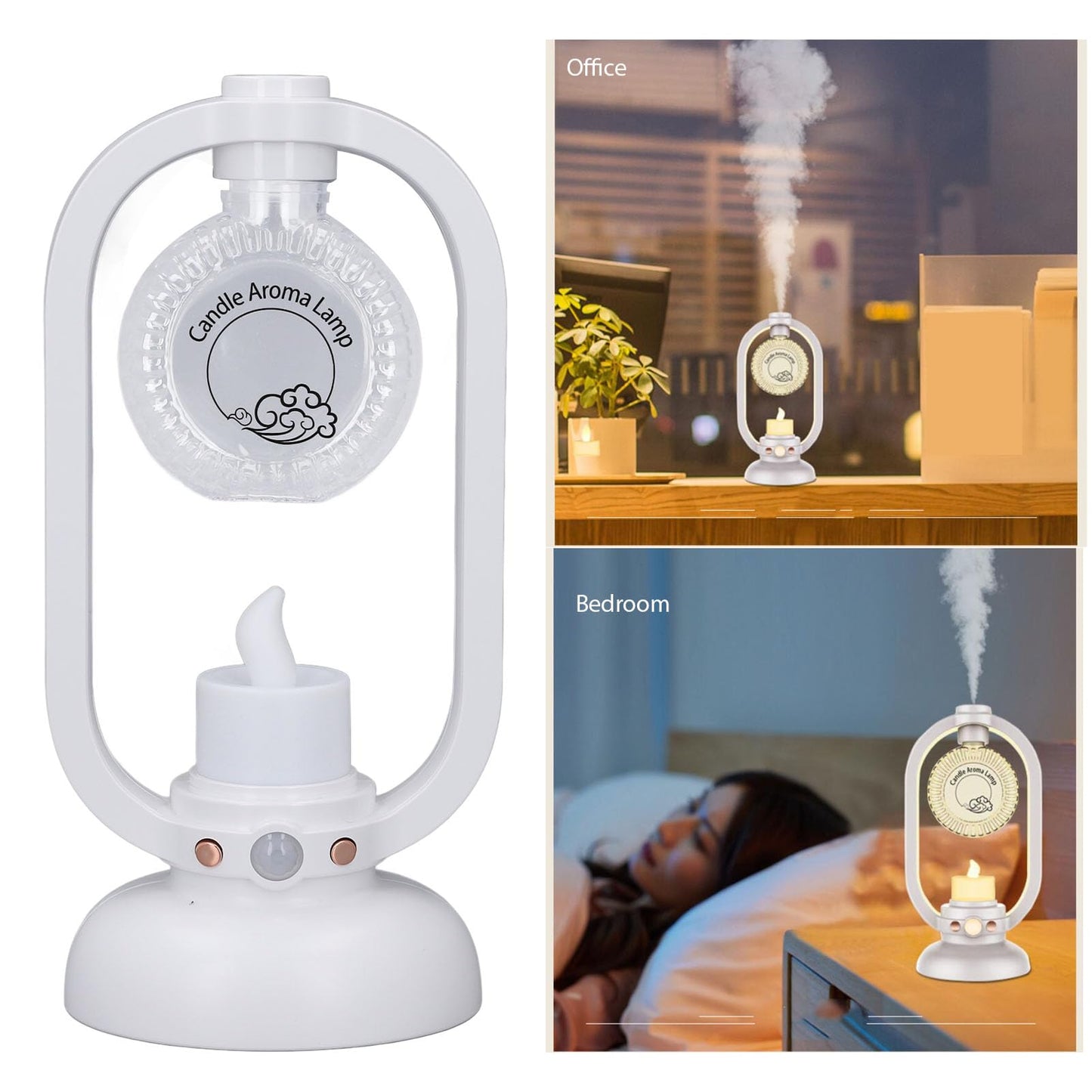 LED Candlelight Essential Oil Diffuser & Humidifier