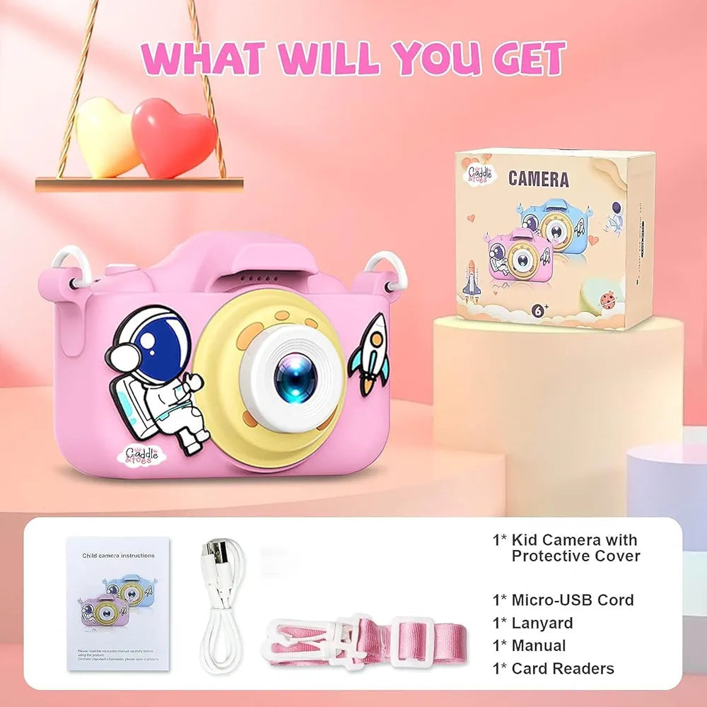 Astronaut pink Kids Digital Camera