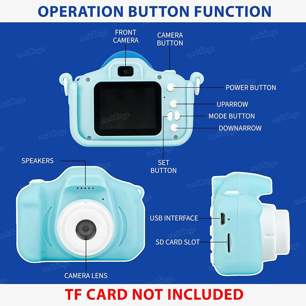 Toyz Kids Digital Camera – Cute Shark Design
