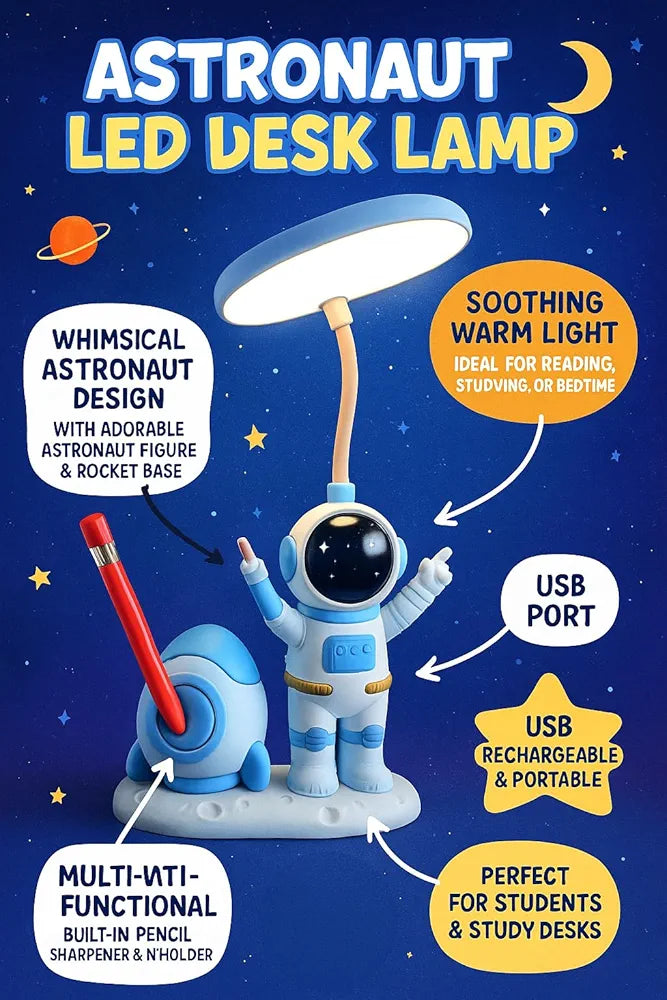 Astronaut LED Desk Lamp