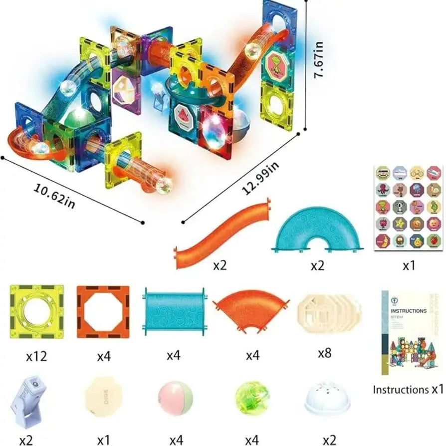 STEM Light Magnetic Tiles