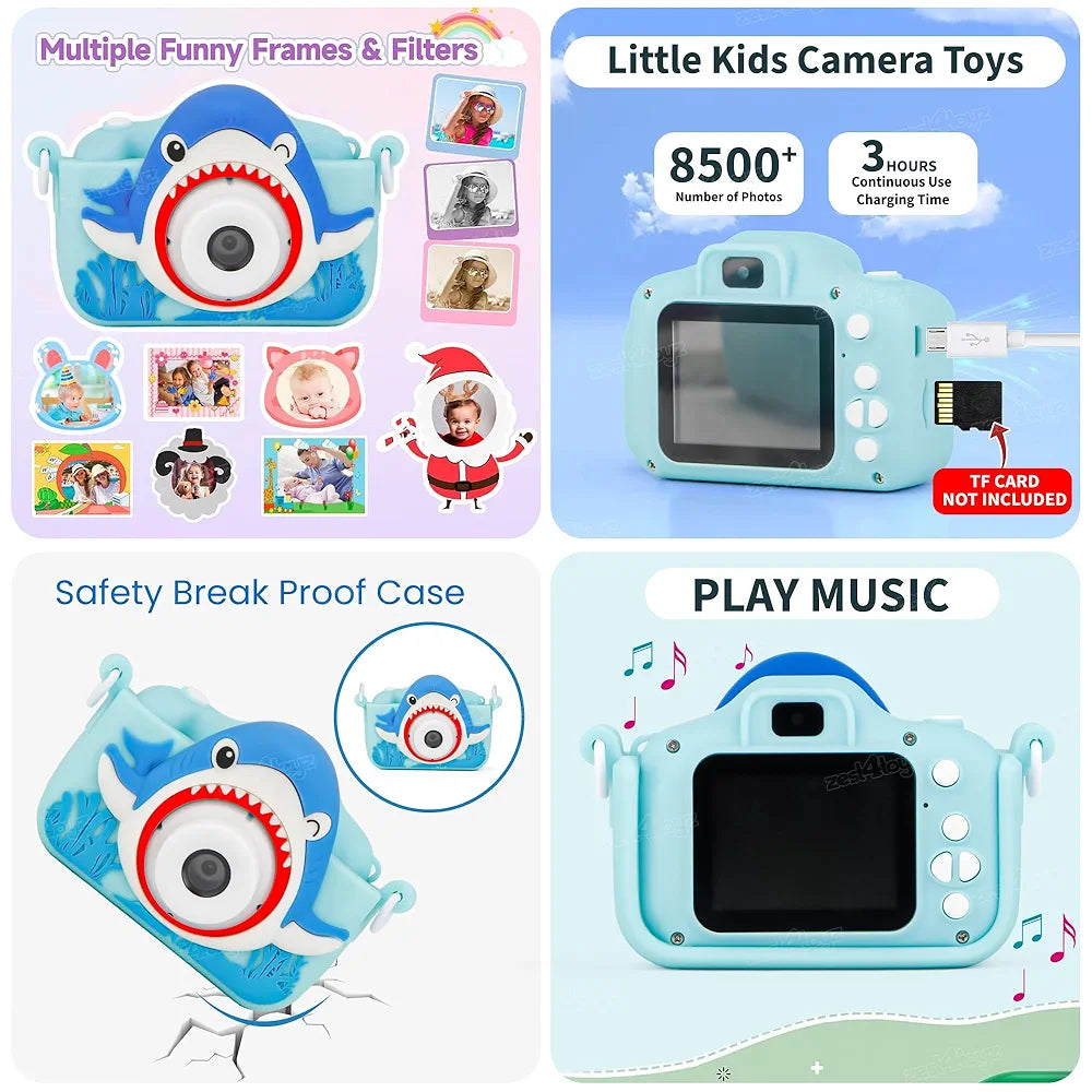 Toyz Kids Digital Camera – Cute Shark Design