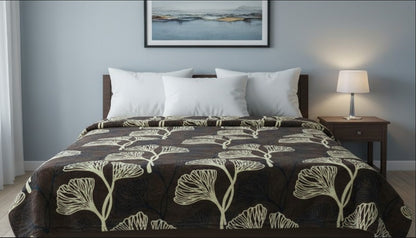 LeafNest Ultra-Soft Winter Blanket – Cozy, Lightweight & Skin-Friendly Comforter for Kids & Adults (Double Bed)