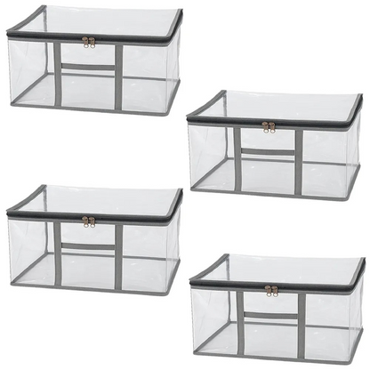 Transparent Clothes Cover Organizer (Pack of 4)